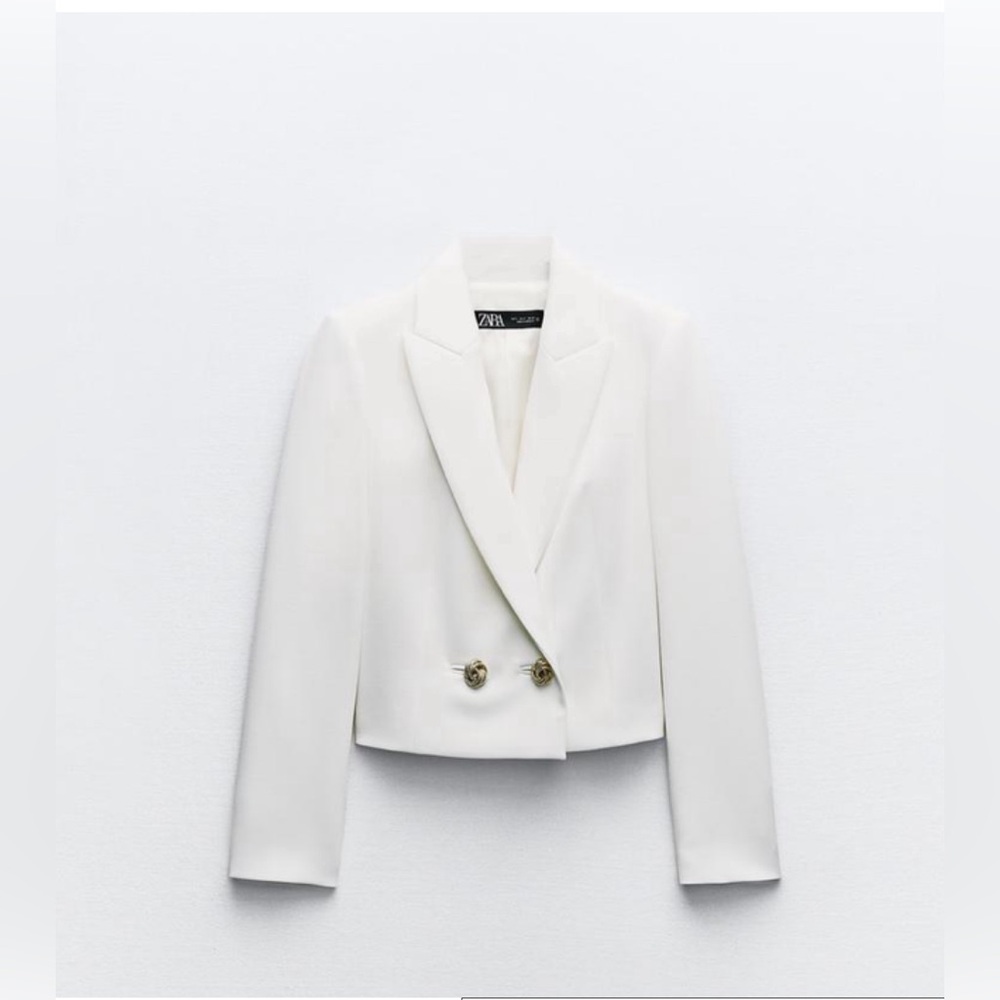 Zara cropped blazer